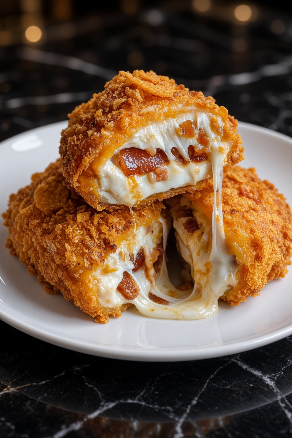 Cream Cheese & Bacon Stuffed Doritos Chicken