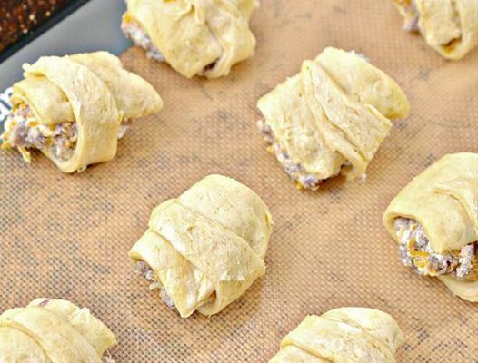 SAUSAGE CREAM CHEESE CRESCENTS