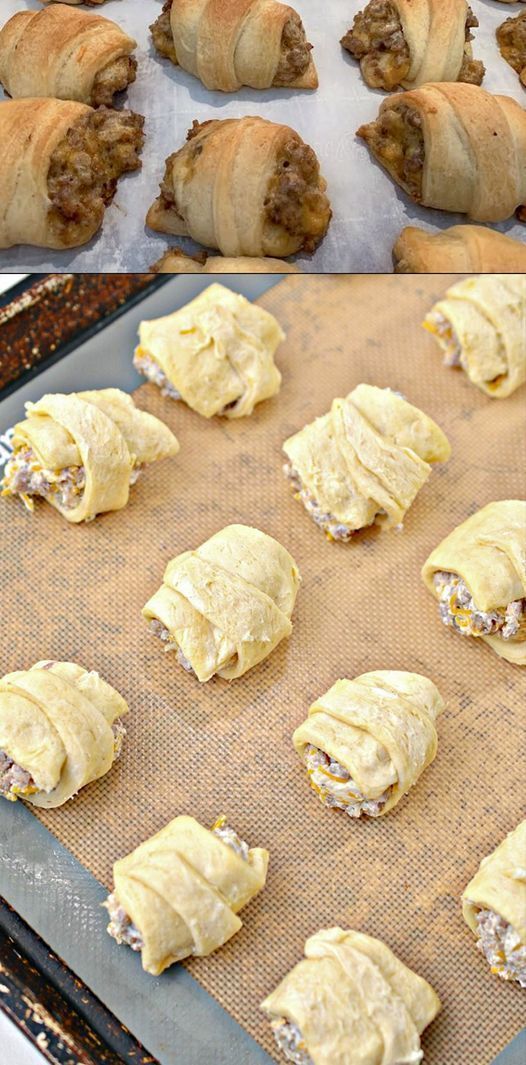 SAUSAGE CREAM CHEESE CRESCENTS