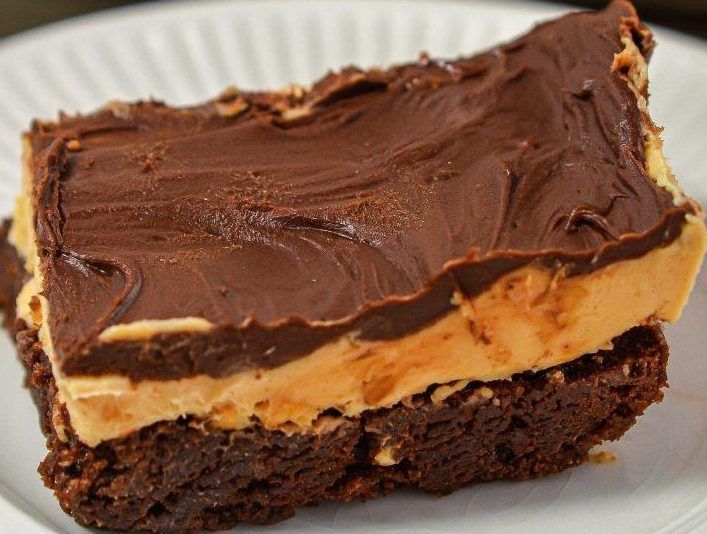 LAZY BUCKEYE BROWNIES