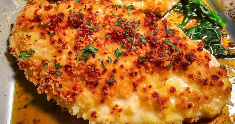 LONGHORN PARMESAN CRUSTED CHICKEN