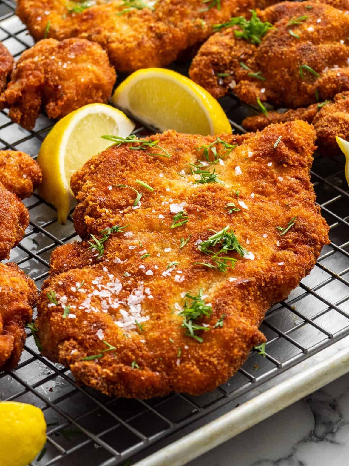 Crispy Chicken Schnitzel
