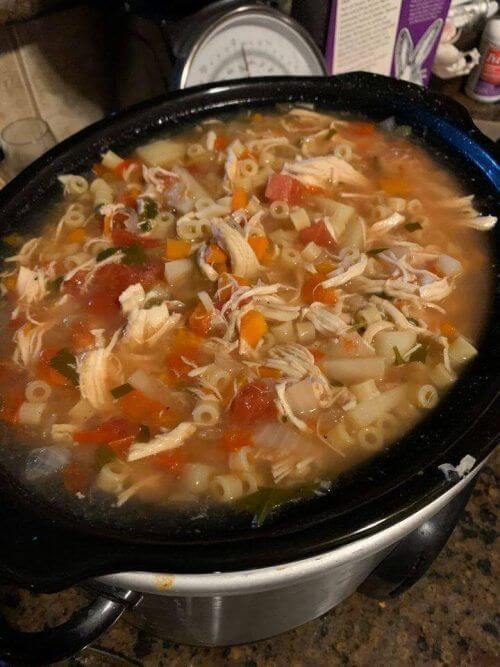 Sicilian Chicken Soup