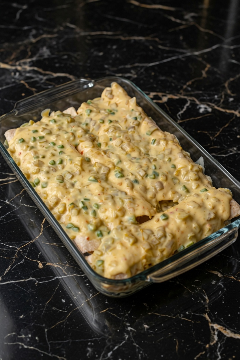 Chicken and White Bean Enchiladas