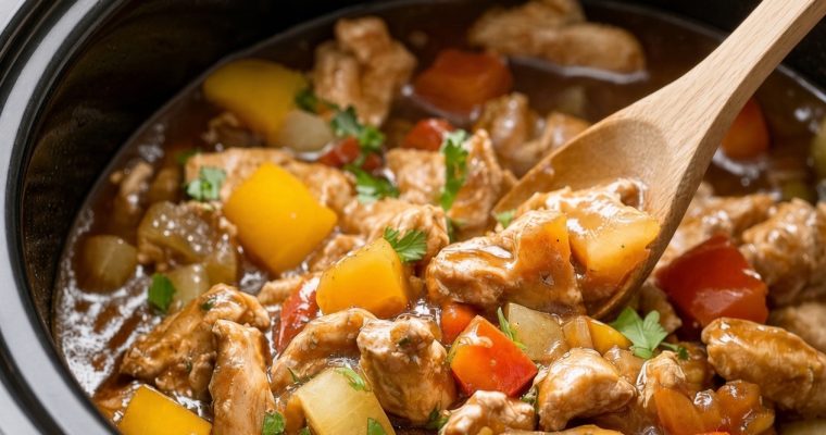 Sweet Hawaiian Crockpot Chicken