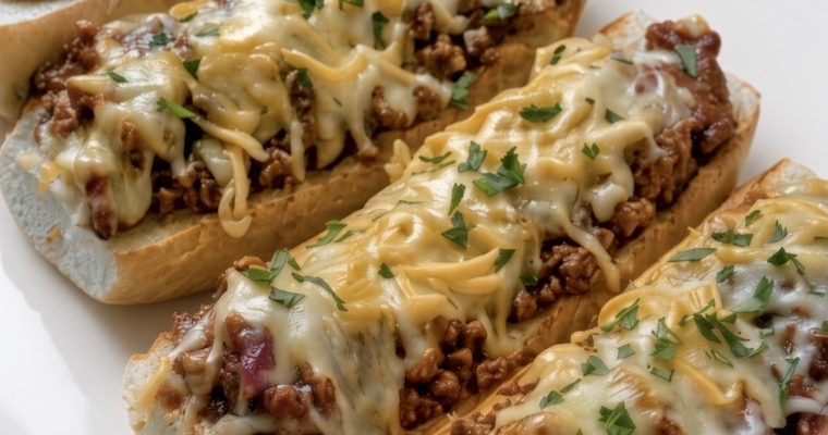 French Garlic Philly Cheesesteak Bread