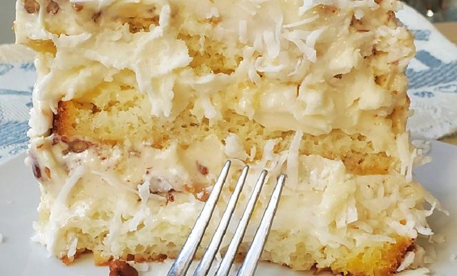 Delicious Italian Cream Cake