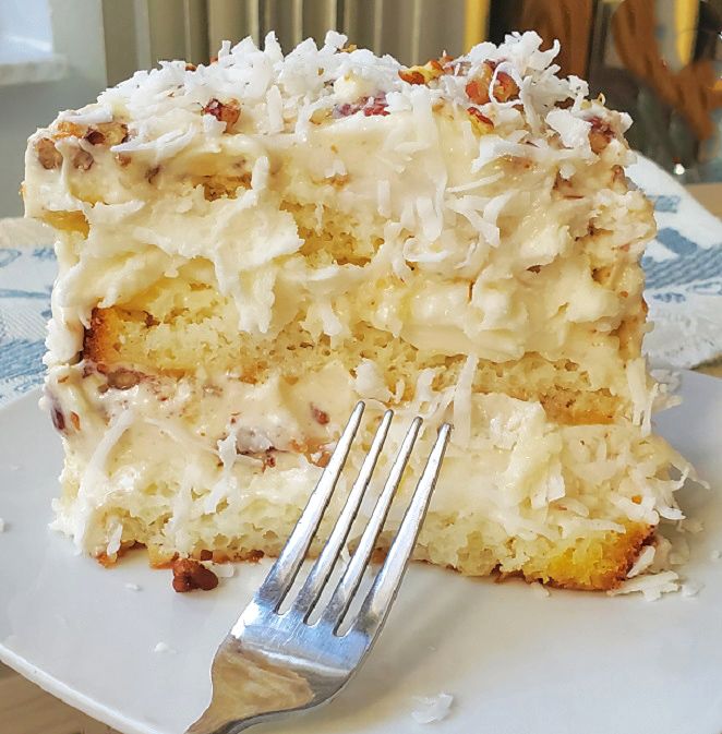 Delicious Italian Cream Cake