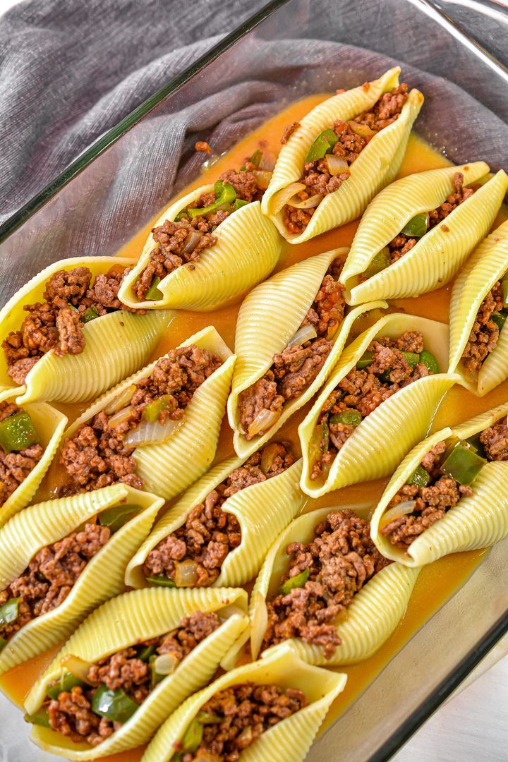 Philly Cheesesteak Stuffed Shells