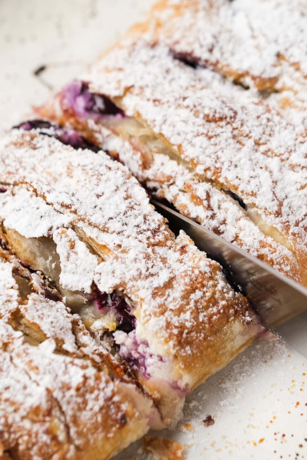 Ricotta Blueberry Strudel