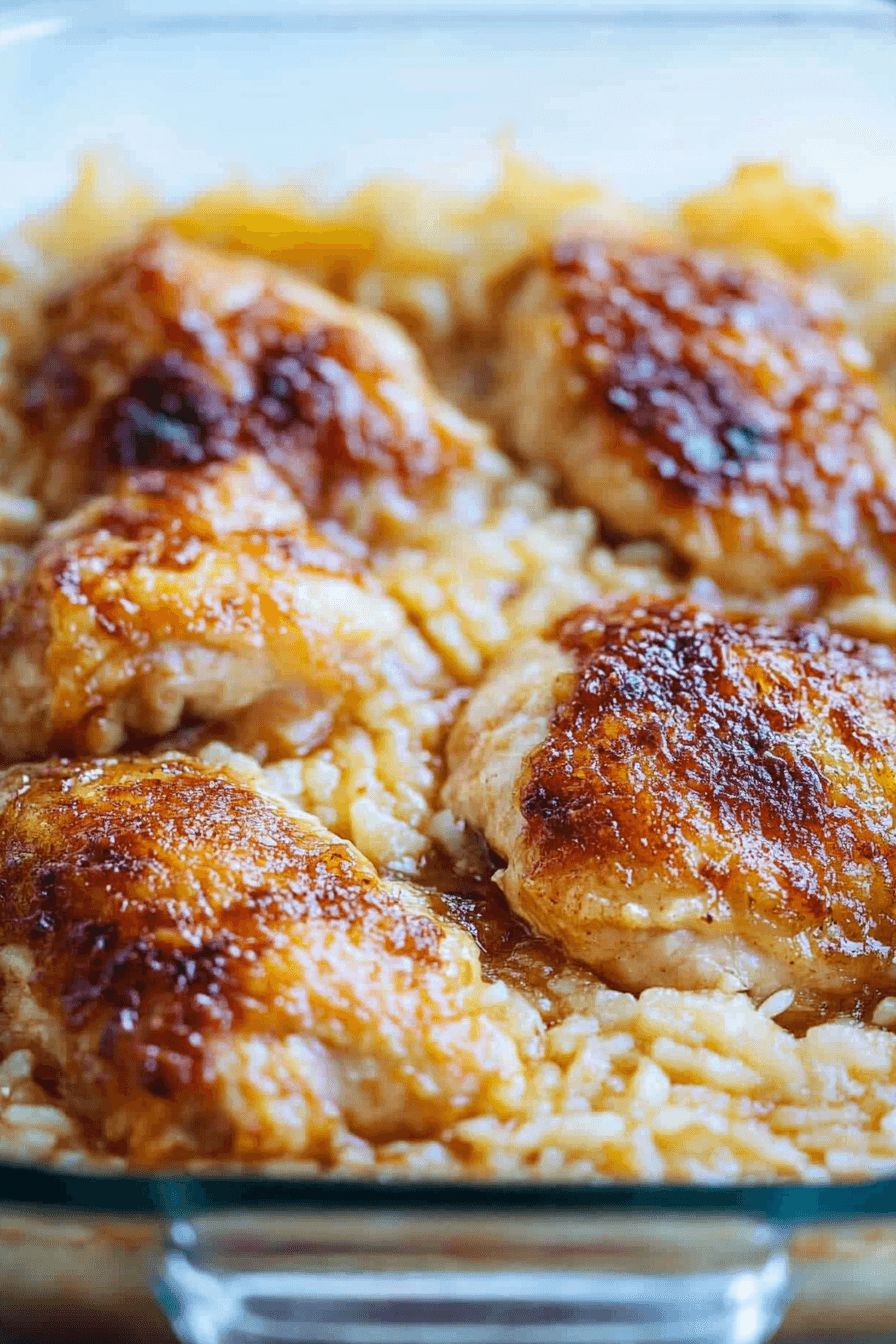 Forgotten Chicken and Rice