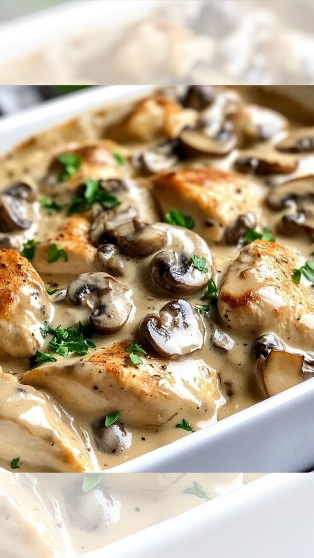 Baked Chicken Stroganoff