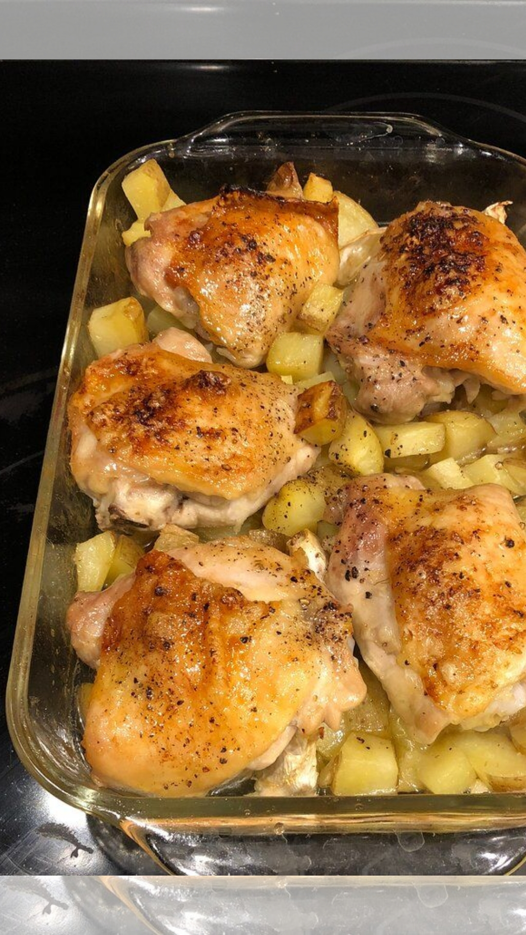 Garlic Roasted Chicken and Potatoes