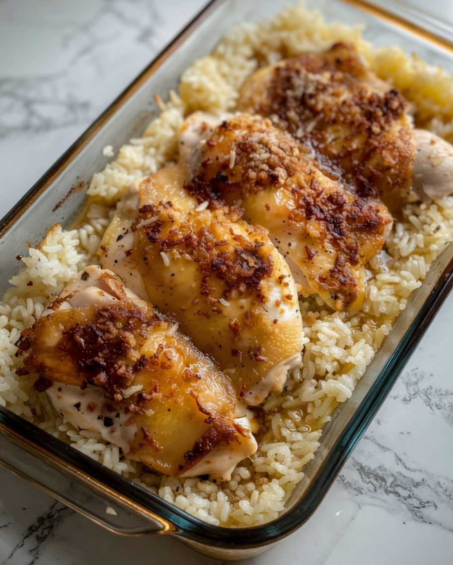 Forgotten Chicken and Rice