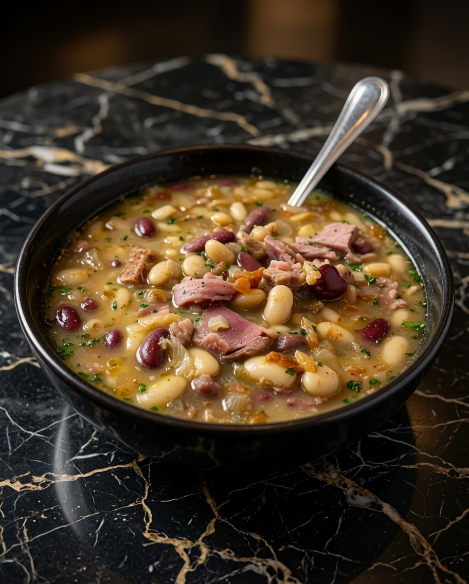 White Beans and Ham Hock Soup
