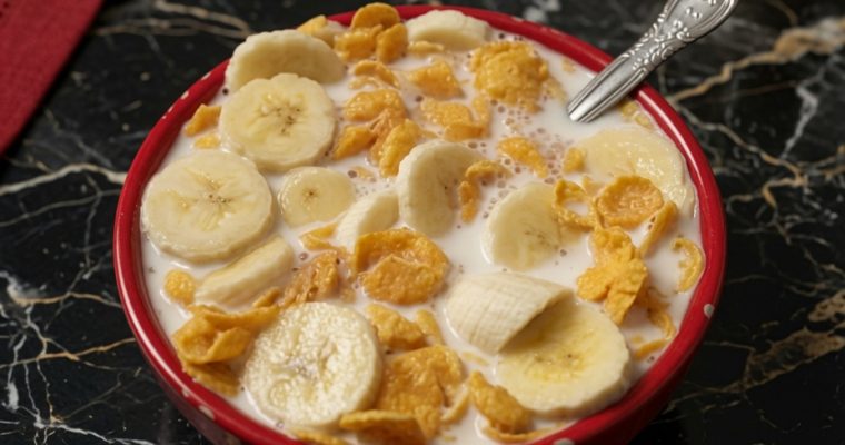 Corn Flakes with Bananas