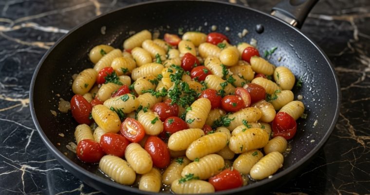 Gnocchi with Cherry Tomatoes