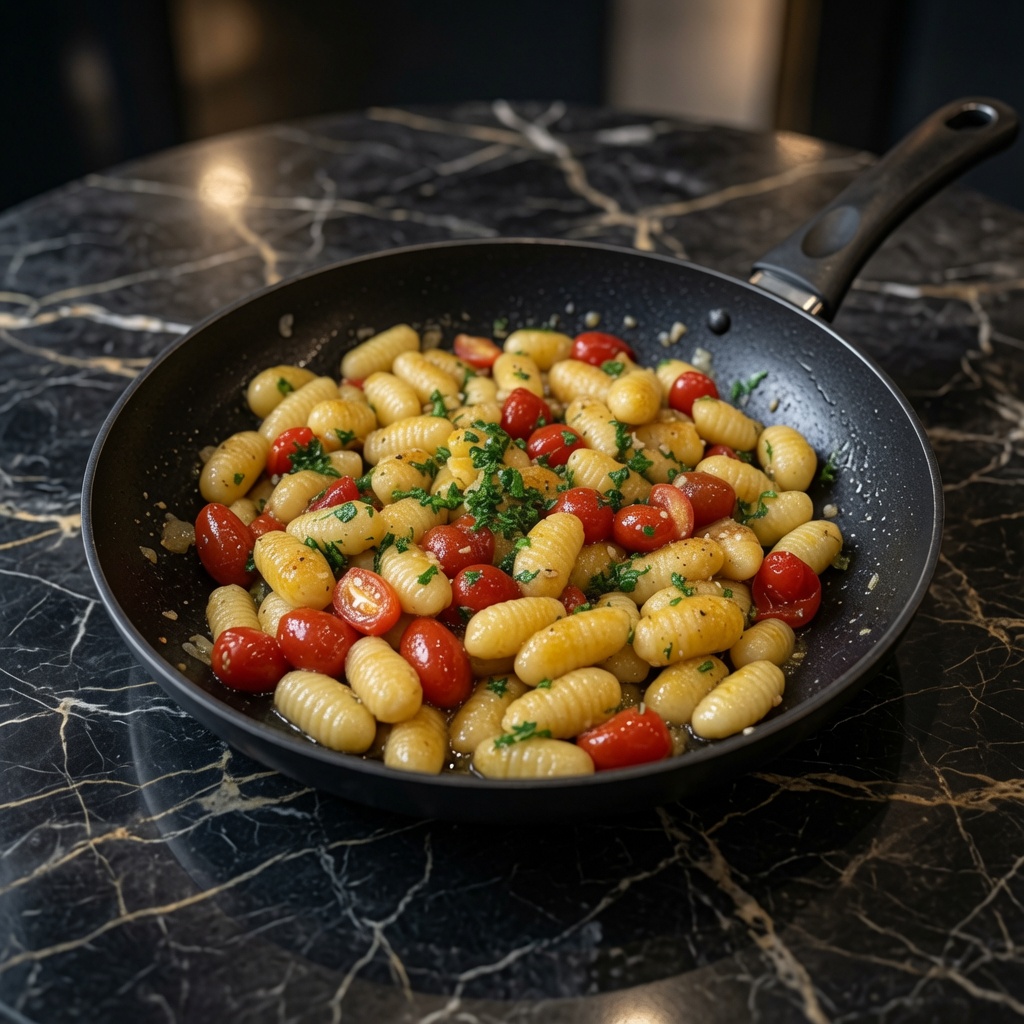 Gnocchi with Cherry Tomatoes