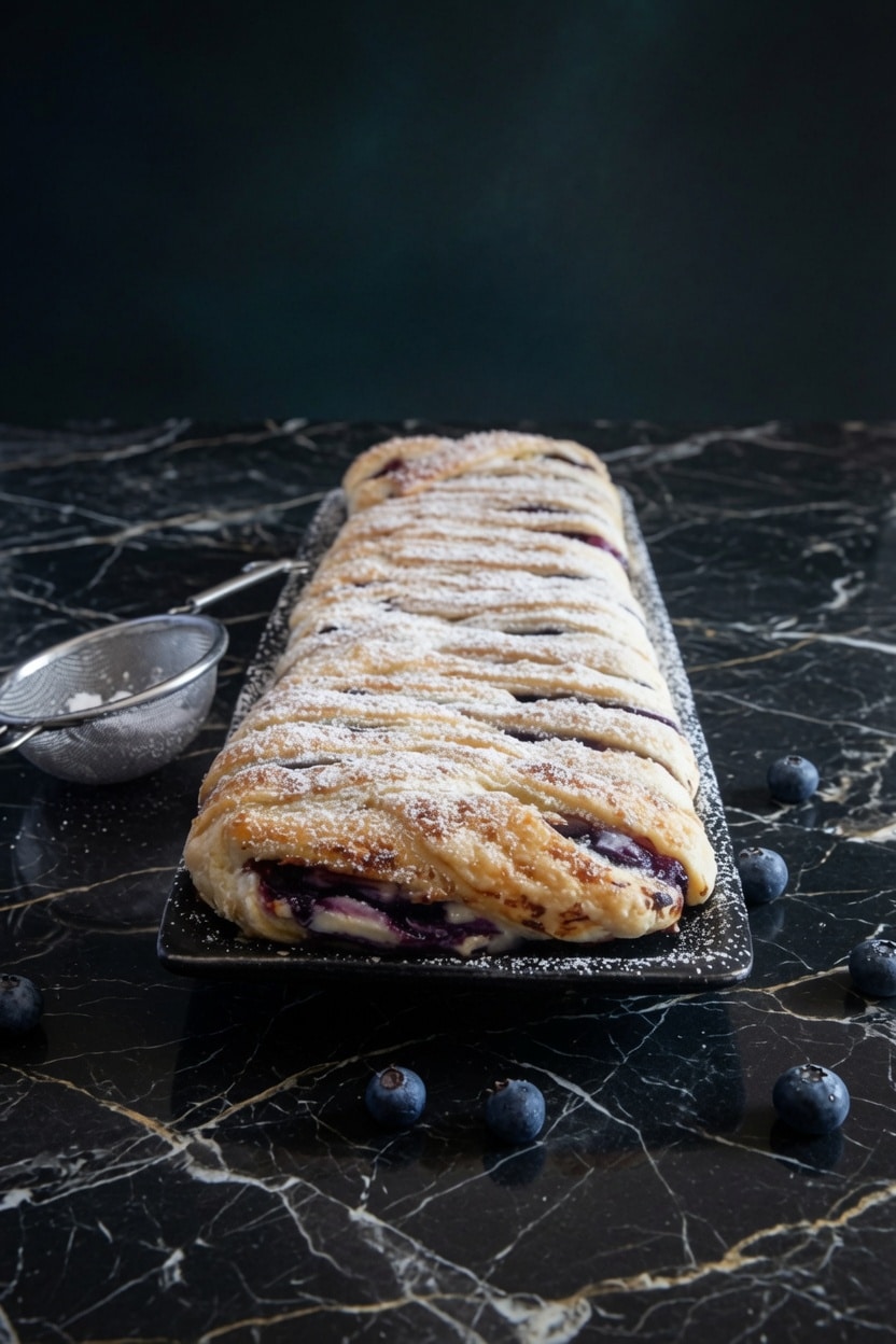 Ricotta Blueberry Strudel