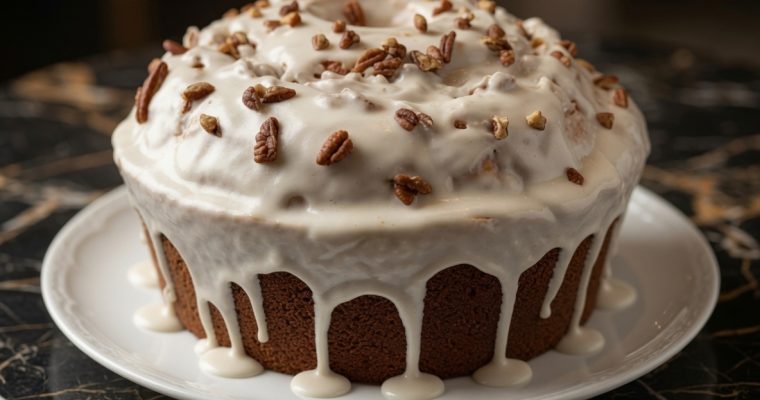 Butter Rum Pecan Pound Cake