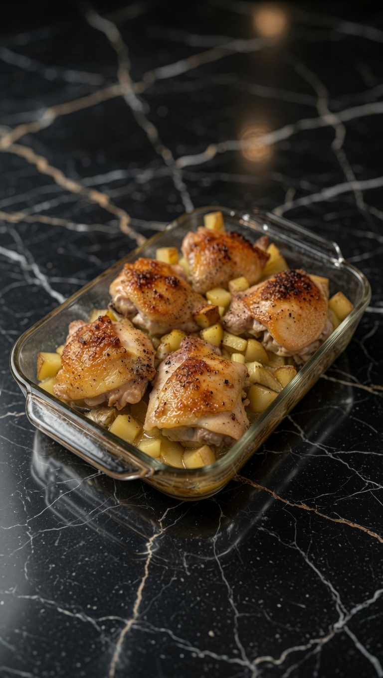 Garlic Roasted Chicken and Potatoes
