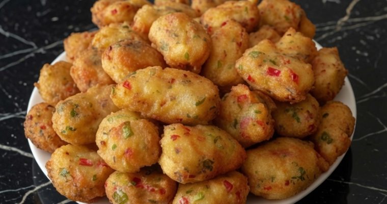 Cheesy Vegetable Fritters