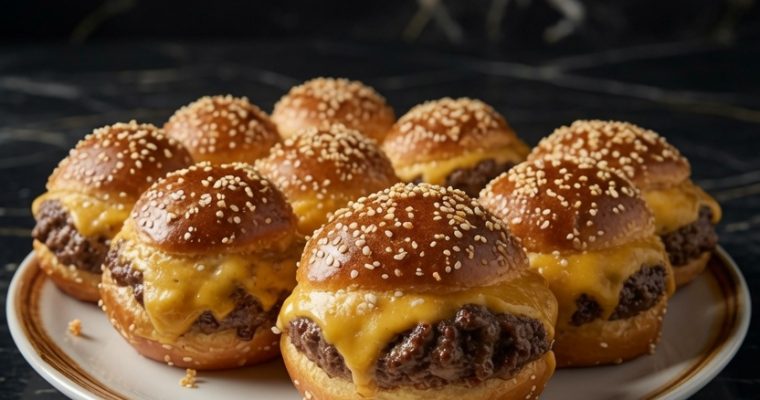 Cheeseburger Pretzel Bombs