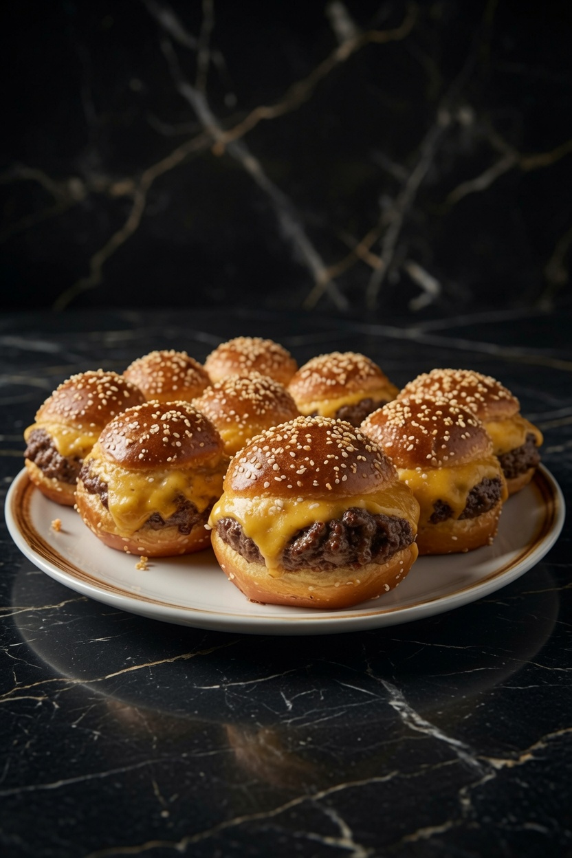 Cheeseburger Pretzel Bombs
