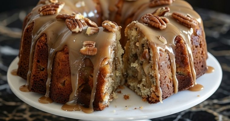 APPLE PECAN CAKE