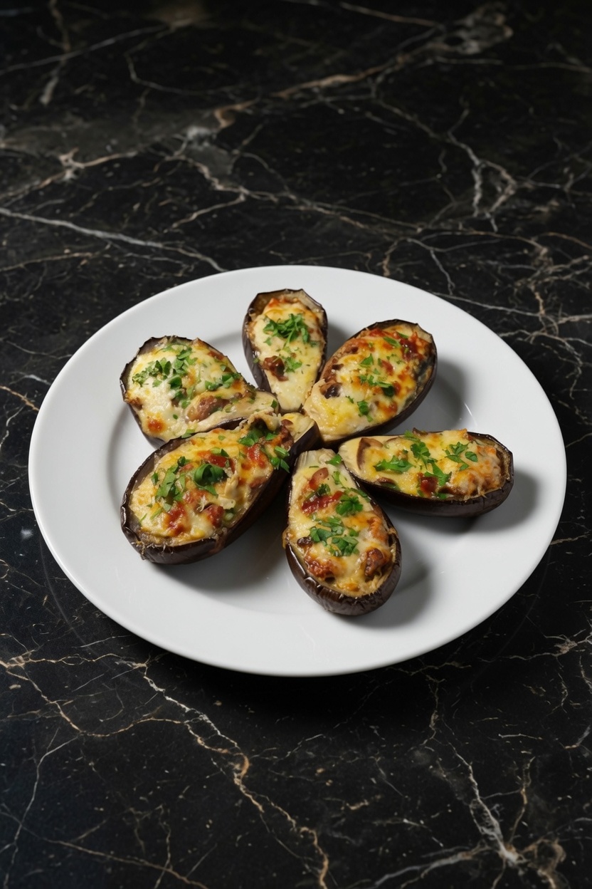 Easy Stuffed Eggplant