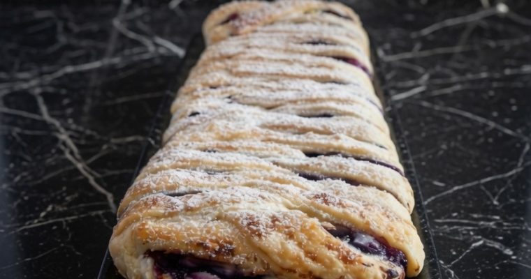 Ricotta Blueberry Strudel
