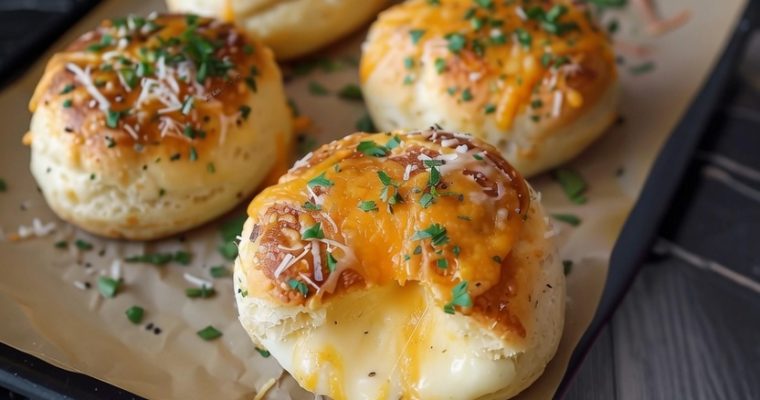 Pillsbury Biscuit Garlic Butter Cheese Bombs