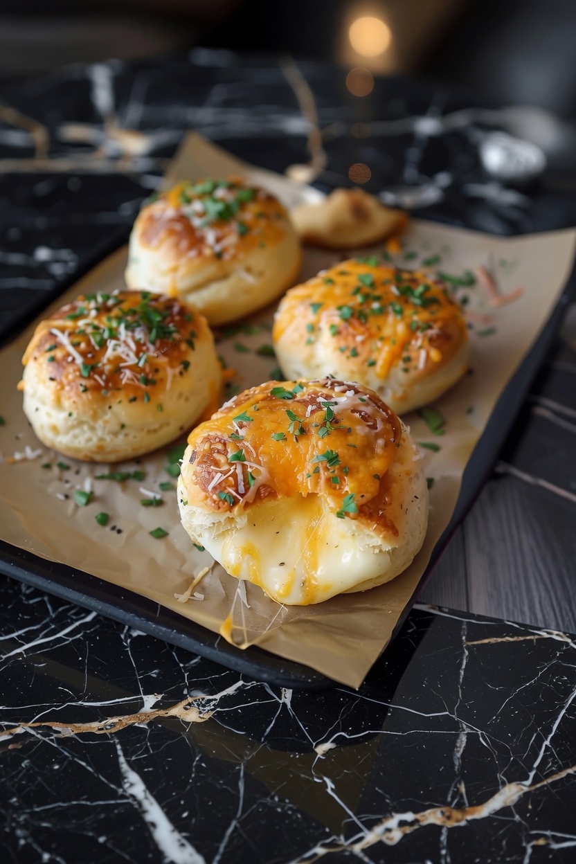 Pillsbury Biscuit Garlic Butter Cheese Bombs
