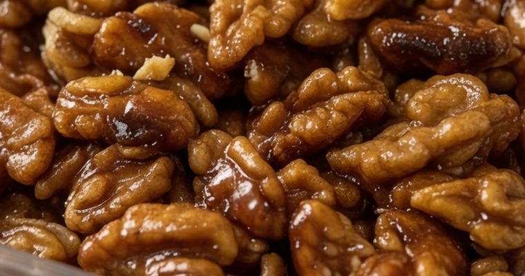5 Ingredient Caramel Walnuts