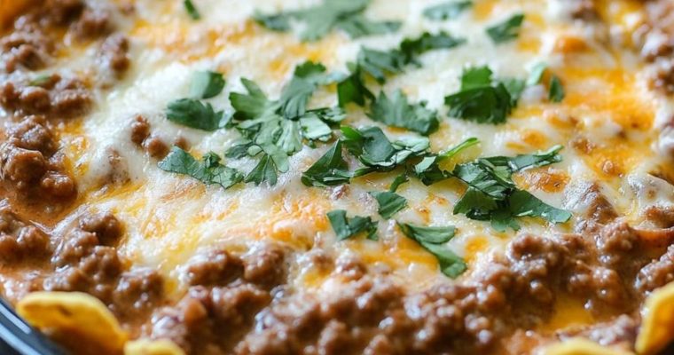 Easy Slow Cooker Hamburger Dip