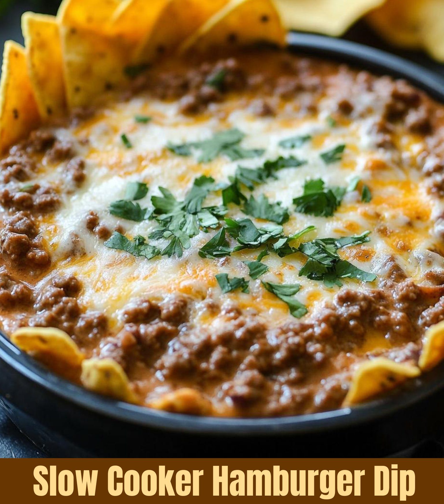 Easy Slow Cooker Hamburger Dip