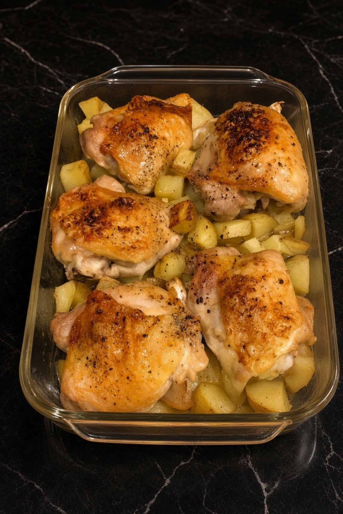 ROASTED CHICKEN AND POTATOES