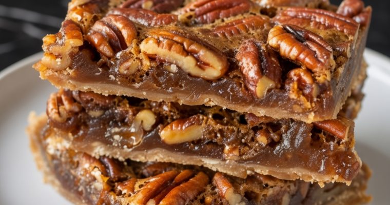 Lazy Pecan Pie Bars