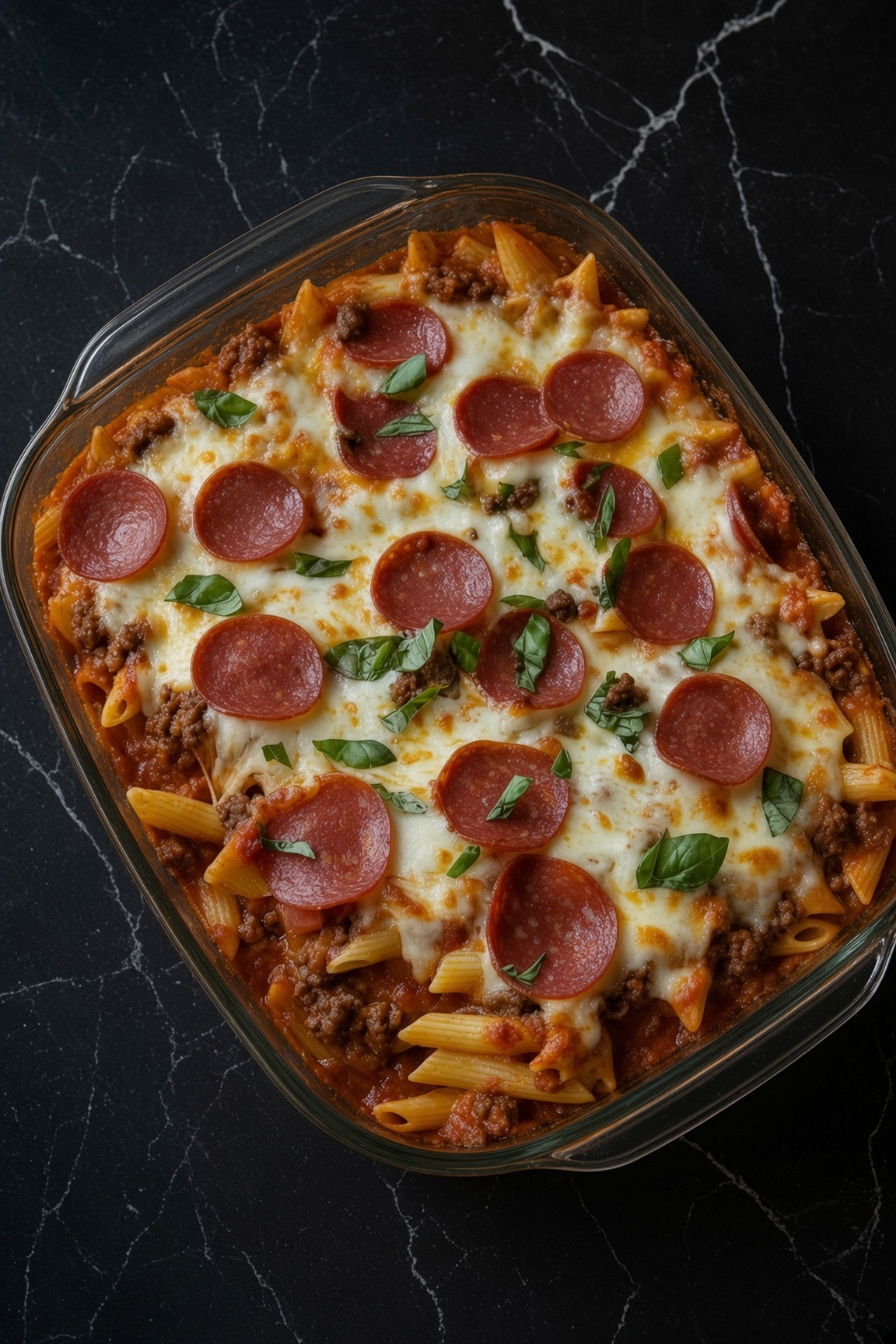 Meat Lovers Pizza Casserole