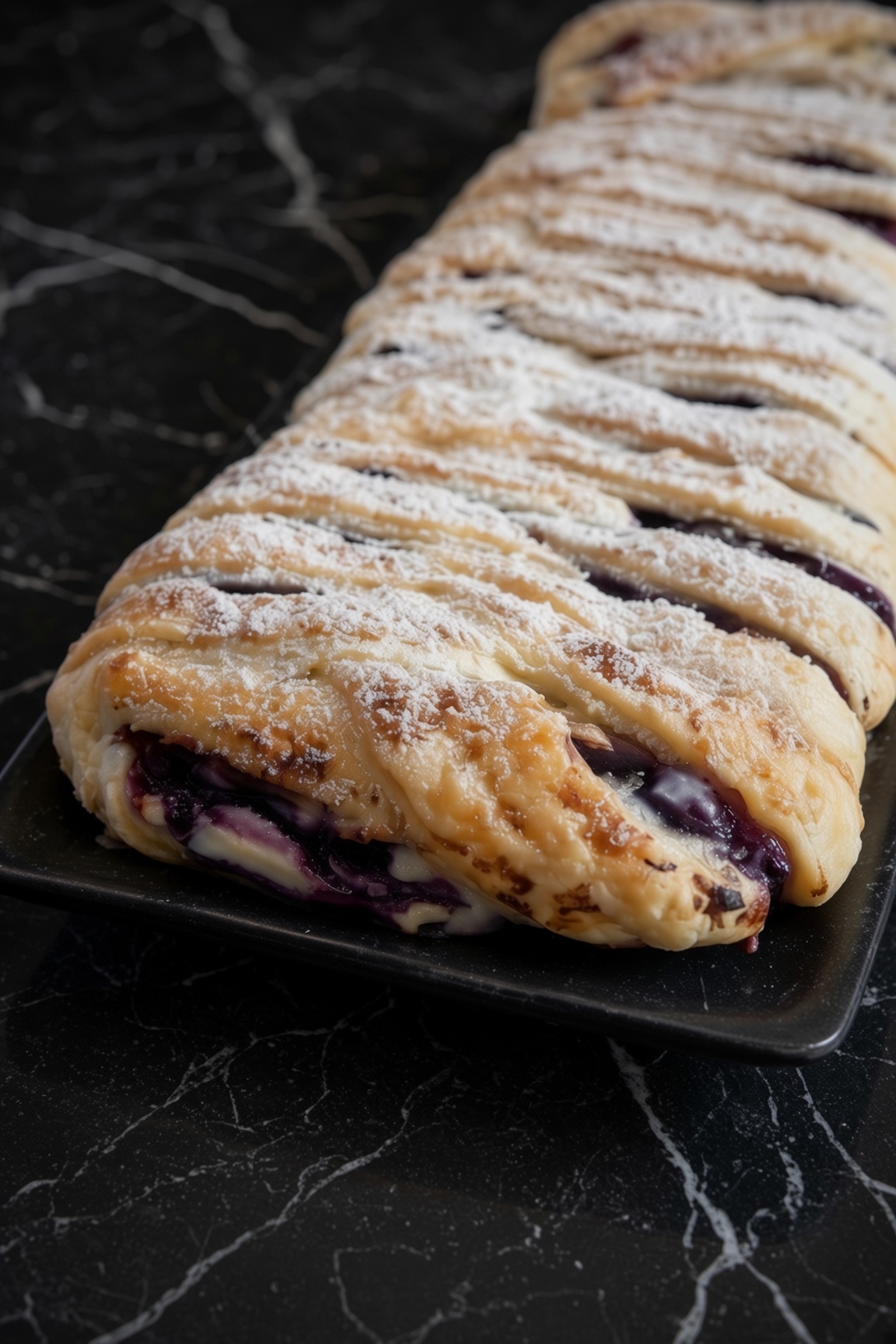 Ricotta Blueberry Strudel