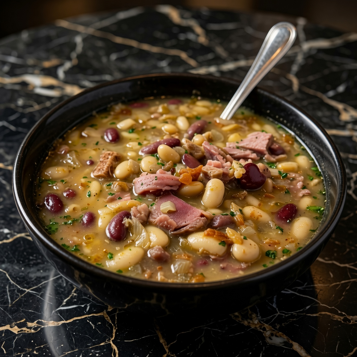 White Beans and Ham Hock Soup