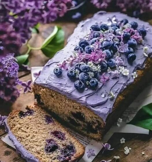 Wild Blueberry Loaf Cake