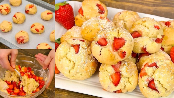 Strawberry Cookies