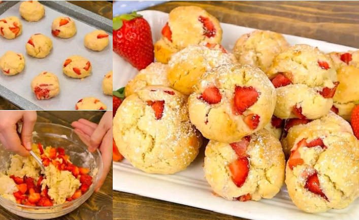 Strawberry Cookies