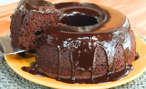 COFFEE CAKE WITH CHOCOLATE COATING