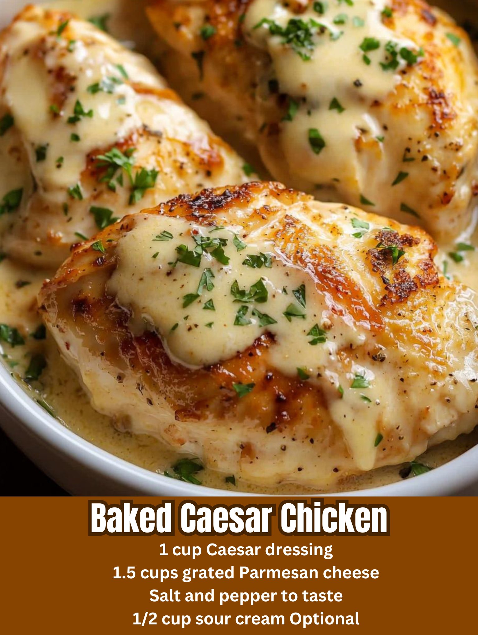 Baked Caesar Chicken