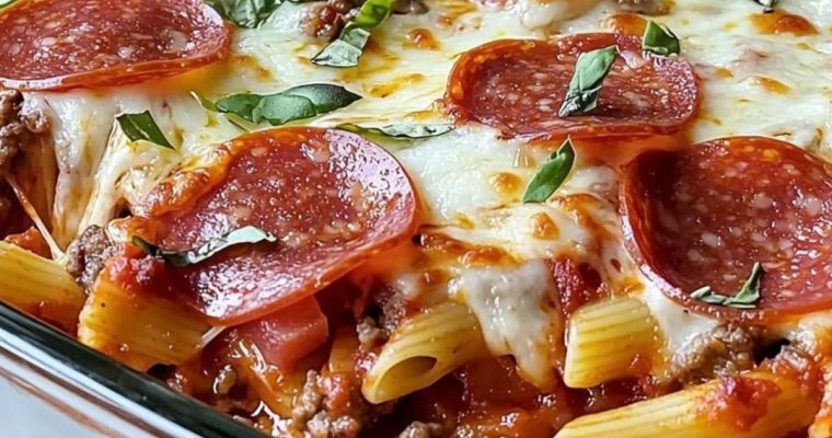 Meat Lovers Pizza Casserole