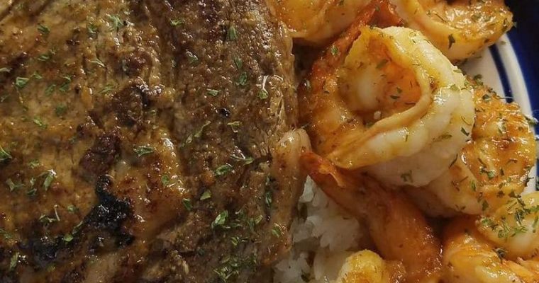 Easy Homemade Steak and Shrimp