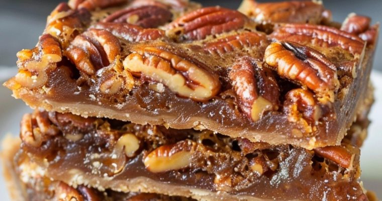 Lazy Pecan Pie Bars