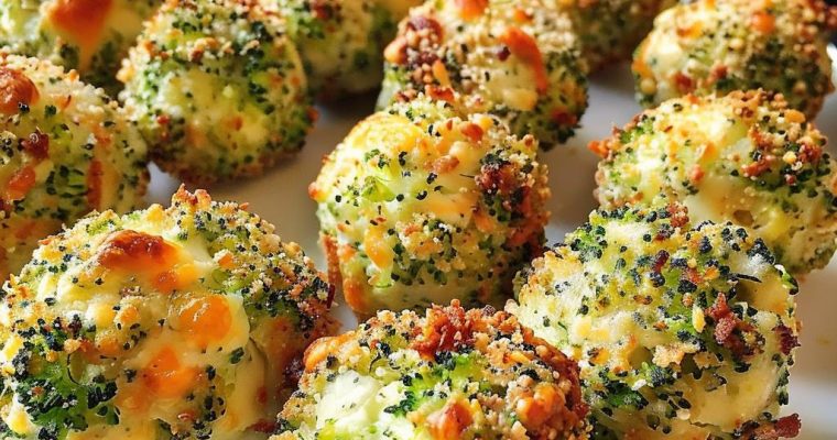 Baked Broccoli Cheese Balls